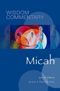Cover: Micah - Liturgical Press