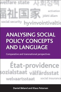 Enlarge image Cover: Analysing Social Policy Concepts and Language - Policy Press