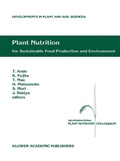 Bild: Plant Nutrition for Sustainable Food Production and Environment - Kluwer Academic Publishers