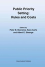 Cover: Public Priority Setting: Rules and Costs - Kluwer Academic Publishers