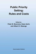 Cover: Public Priority Setting: Rules and Costs - Springer