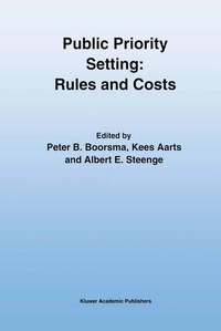 Enlarge image Cover: Public Priority Setting: Rules and Costs - Springer