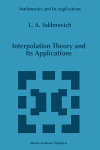 Enlarge image Cover: Interpolation Theory and Its Applications - Springer