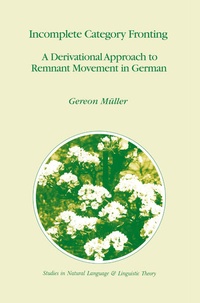 Enlarge image Cover: Incomplete Category Fronting - Springer