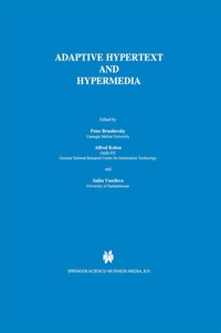 Enlarge image Cover: Adaptive Hypertext and Hypermedia - Springer