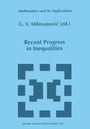 Cover: Recent Progress in Inequalities - Kluwer Academic Publishers