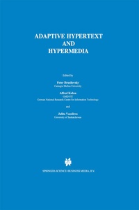 Enlarge image Cover: Adaptive Hypertext and Hypermedia - Springer