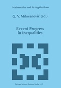 Cover: Recent Progress in Inequalities - Springer