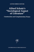 Cover: Alfred Schutz's Sociological Aspect of Literature - Springer
