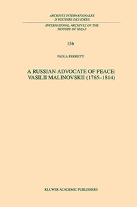 Abbildung von: A Russian Advocate of Peace: Vasilii Malinovskii (1765-1814) - Springer