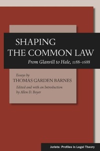 Enlarge image Cover: Shaping the Common Law - Stanford University Press