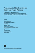 Cover: Assessment of Biodiversity for Improved Forest Planning - Springer