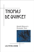 Cover: Thomas De Quincey - Southern Illinois University Press