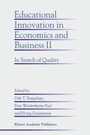 Cover: Educational Innovation in Economics and Business II - Springer