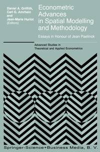 Enlarge image Cover: Econometric Advances in Spatial Modelling and Methodology - Springer