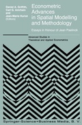 Cover: Econometric Advances in Spatial Modelling and Methodology - Springer