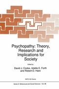Cover: Psychopathy - Kluwer Academic Publishers