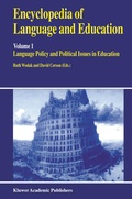 Cover: Encyclopedia of Language and Education - Kluwer Academic Publishers