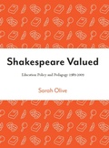 Cover: Shakespeare Valued - Intellect Books