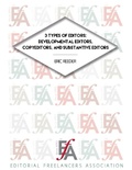 Cover: Three Types of Editors - Editorial Freelancers Association