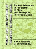 Cover: Recent Advances in Problems of Flow and Transport in Porous Media - Springer
