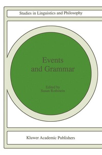 Enlarge image Cover: Events and Grammar - Kluwer Academic Publishers