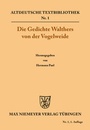 Cover: Die Gedichte - De Gruyter