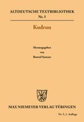 Cover: Kudrun - De Gruyter
