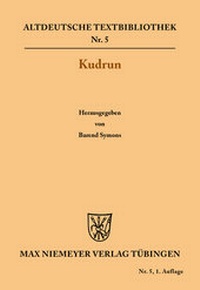 Enlarge image Cover: Kudrun - De Gruyter