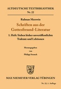 Cover: Schriften aus der Gottesfreund-Literatur - De Gruyter