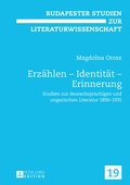 Cover: Erzaehlen - Identitaet - Erinnerung - Peter Lang Verlag