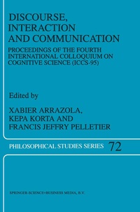 Enlarge image Cover: Discourse, Interaction and Communication - Kluwer Academic Publishers
