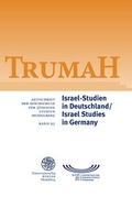 Cover: Israel-Studien in Deutschland/Israel Studies in Germany - Universit&auml;tsverlag Winter