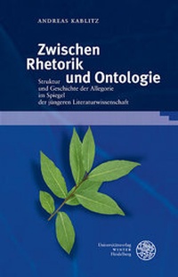 Abbildung von: Zwischen Rhetorik und Ontologie - Universitätsverlag Winter