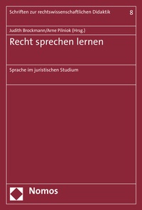 Abbildung von: Recht sprechen lernen - Nomos