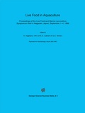 Cover: Live Food in Aquaculture - Kluwer Academic Publishers