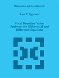 Cover: Focal Boundary Value Problems for Differential and Difference Equations - Kluwer Academic Publishers