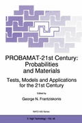 Cover: PROBAMAT-21st Century: Probabilities and Materials - Springer
