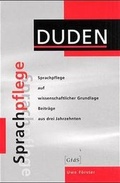 Cover: Sprachpflege auf wissenschaftlicher Grundlage - Duden