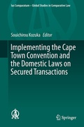 Cover: Implementing the Cape Town Convention and the Domestic Laws on Secured Transactions - Springer