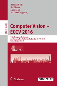 Enlarge image Cover: Computer Vision - ECCV 2016 - Springer