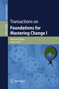 Cover: Transactions on Foundations for Mastering Change I - Springer