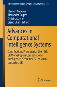 Enlarge image Cover: Advances in Computational Intelligence Systems - Springer