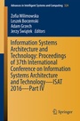 Cover: Information Systems Architecture and Technology: Proceedings of 37th International Conference on Information Systems Architecture and Technology - ISAT 2016 - Part IV - Springer