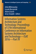 Cover: Information Systems Architecture and Technology: Proceedings of 37th International Conference on Information Systems Architecture and Technology - ISAT 2016 - Part IV - Springer