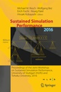 Cover: Sustained Simulation Performance 2016 - Springer