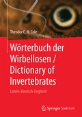 Bild: Wörterbuch der Wirbellosen / Dictionary of Invertebrates - Springer Spektrum