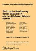 Cover: Aachener Bausachverst&auml;ndigentage 2016 - Springer Vieweg