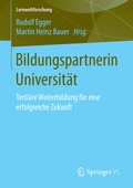 Cover: Bildungspartnerin Universit&auml;t - Springer VS
