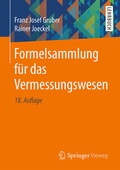 Cover: Formelsammlung f&uuml;r das Vermessungswesen - Springer Vieweg